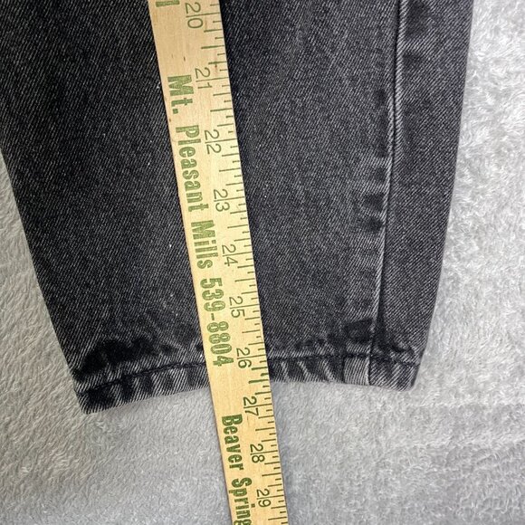 Vtg Levi's 922 Tapered Fit Leg 22 Short Black Orange Tab Jeans Baggy‎ Outdoorsy - Picture 8 of 16